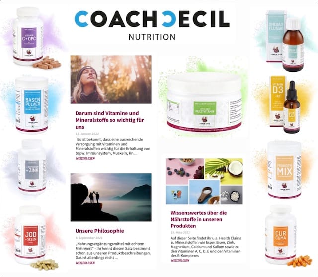 Hochwertige Nahrungsergänzung