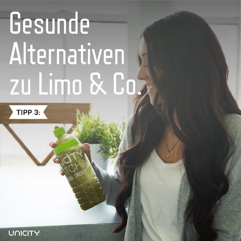 Unicity Matcha Gesunde Alternativen zu Limo & Co.