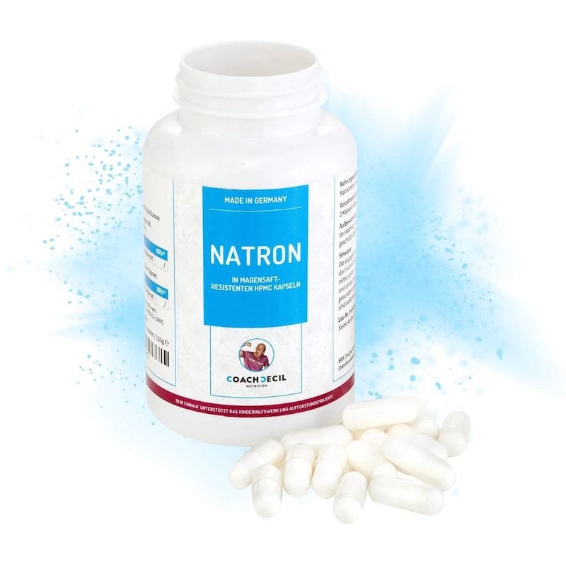 Natron - vegane und magensaftresistente Kapseln<br />
