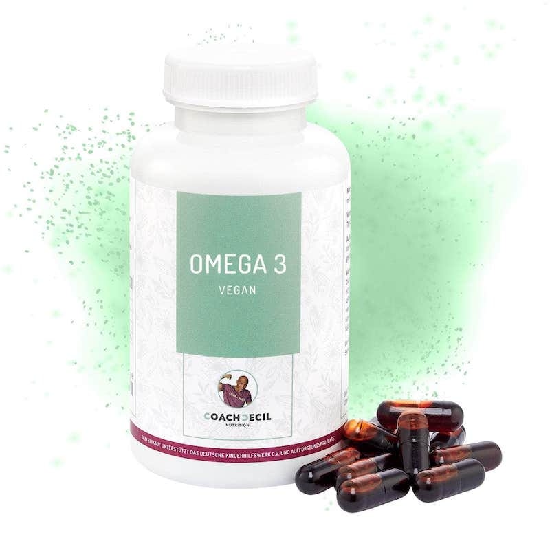 Omega 3 Kapseln mit Algenöl - Vegan<br />
